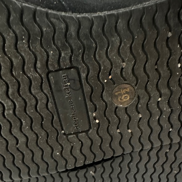 Stephane Kelian Shoes Black Suede Slip On Loafer Y2K 90s platform us 6.5 comfy - Picture 6 of 10